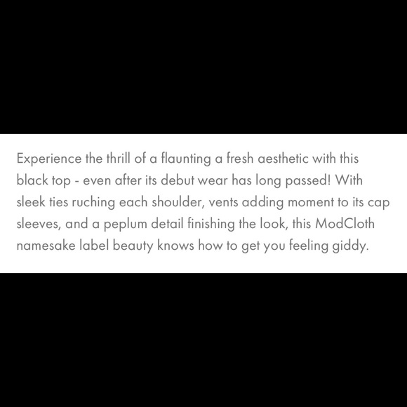 Black top - Picture 2 of 2